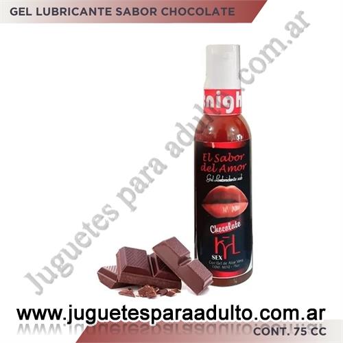 Aceites y lubricantes, , Gel sabor del amor chocolate 75cc